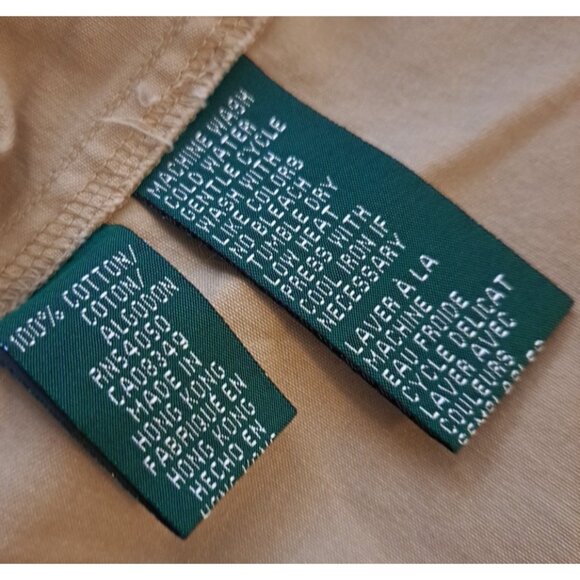 Womens LRL Ralph Lauren Utility Vest Fishing Photography Full Zip Pockets Tan S - Picture 5 of 6